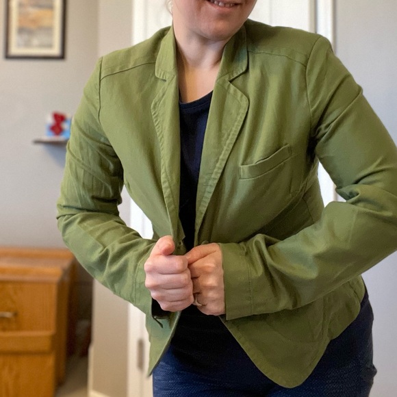 Vintage Jacob Connexion Ladies Size Med Long Sleeve Casual Office Jacket Pockets - Picture 7 of 16